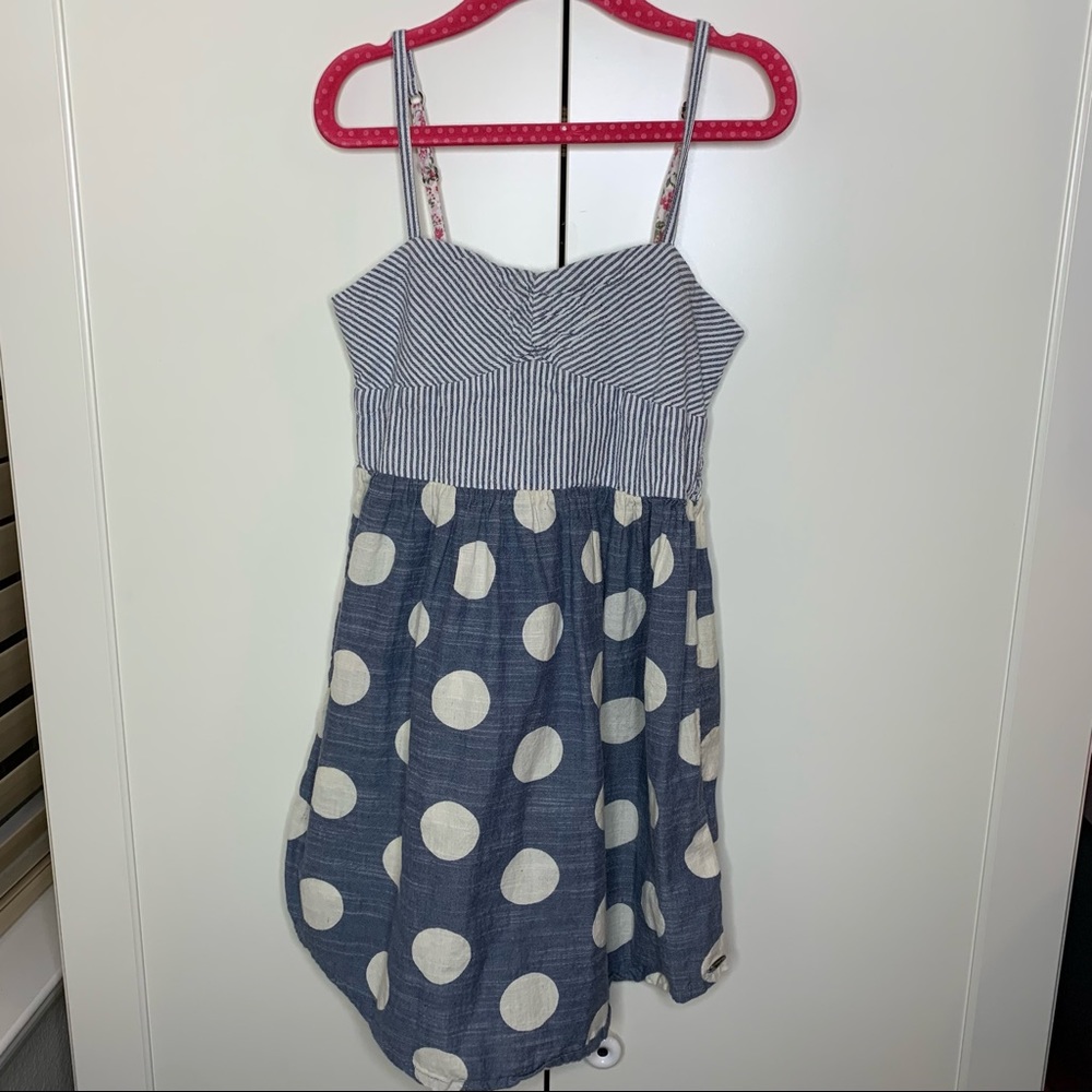 Roxy Girl Mixed Pattern Spaghetti Strap Sundress